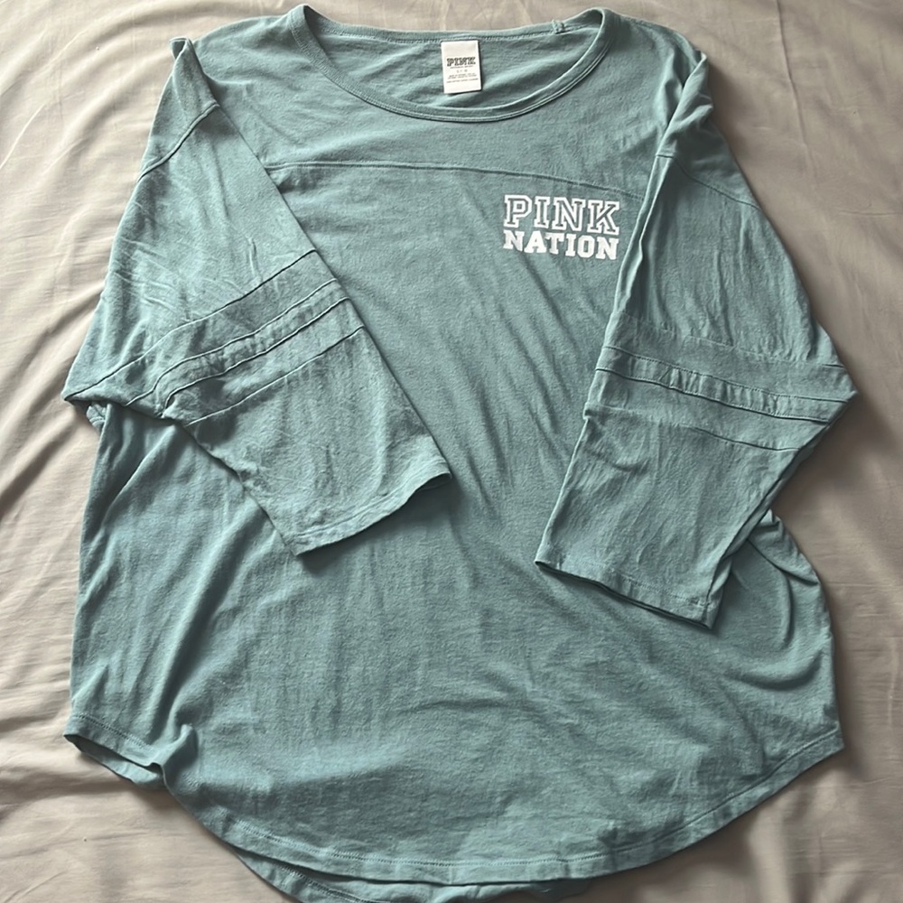 PINK 3/4 Sleeve Tee